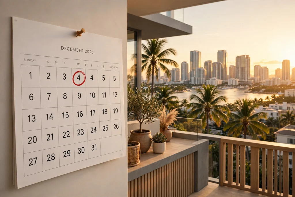 vivir en miami — con cuánta anticipación buscar arriendo