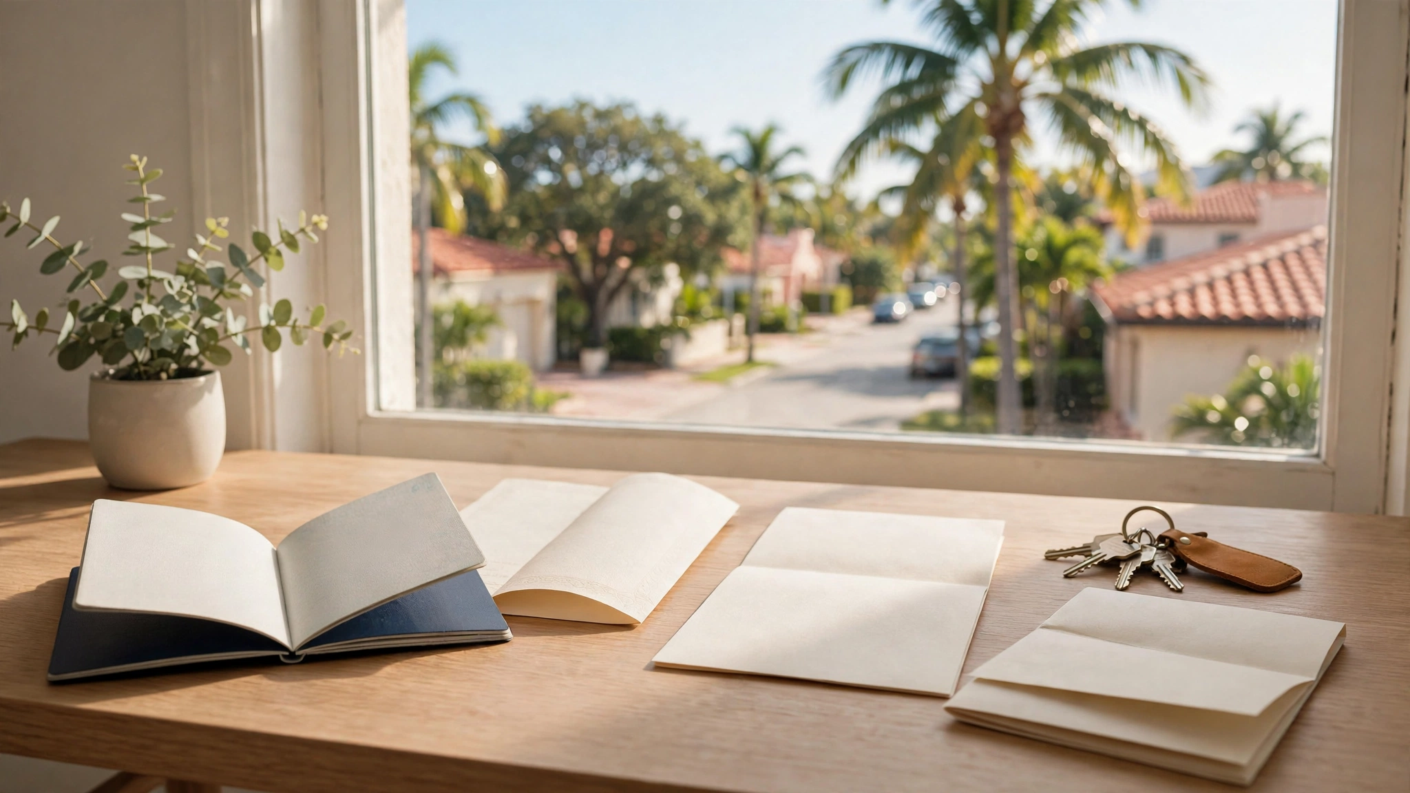 J-1 visa housing requirements in Miami: scholar documents, passport and apartment keys — moving to Miami and cost of living in Miami guide for visiting scholars